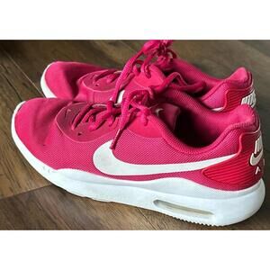 Nike Air Max Oketo Color Wild Cherry/white Style Aq2231-600 Size 9.5